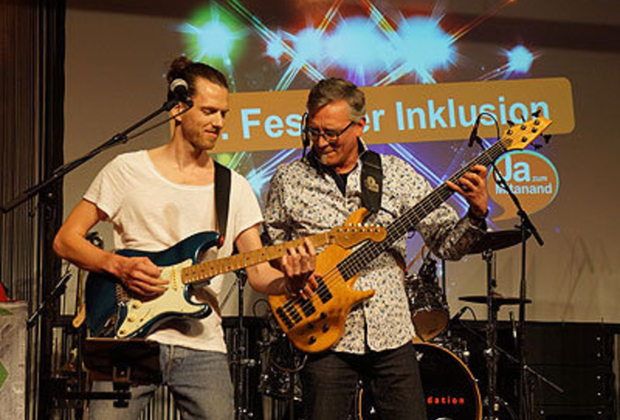 Bild: Inklusionsband „Blind Foundation“ beim 3. „Fest der Inklusion“.