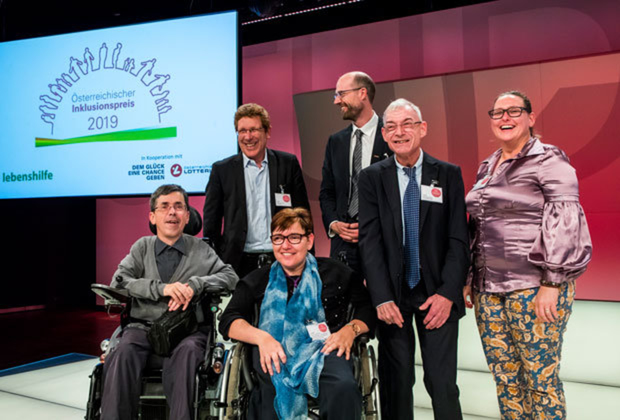Die Jury des Inklusionspreises. (Foto: Österreichische Lotterien / Achim Bieniek)
